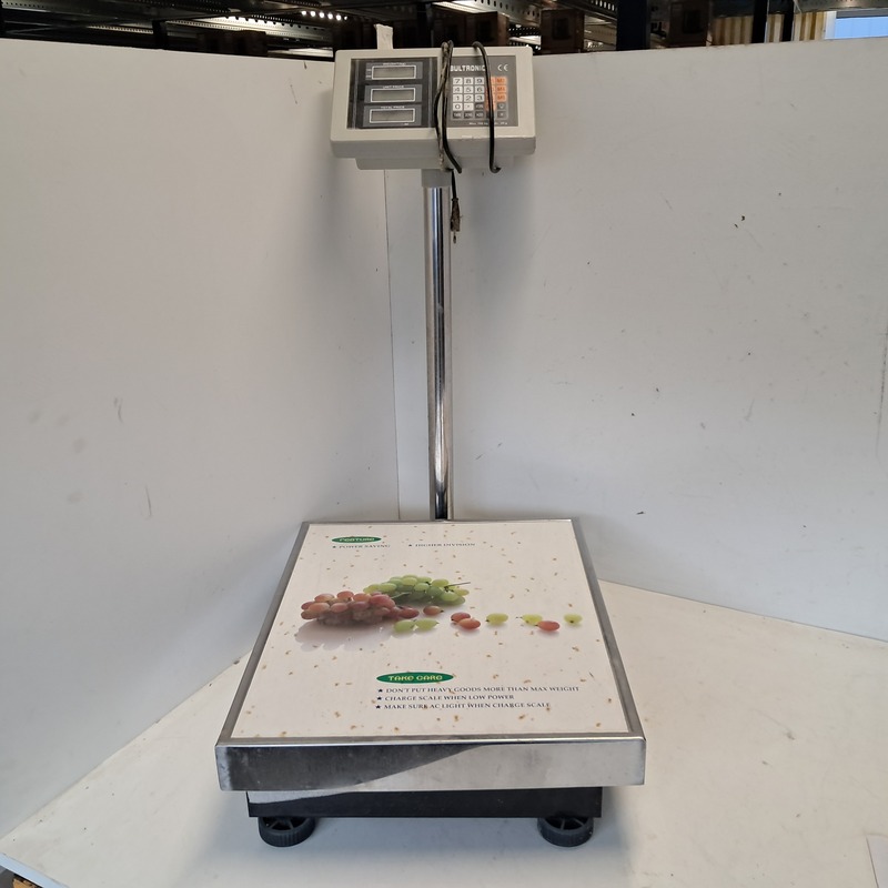 Grote weegsschaal tot max. 150kg, Bultronics