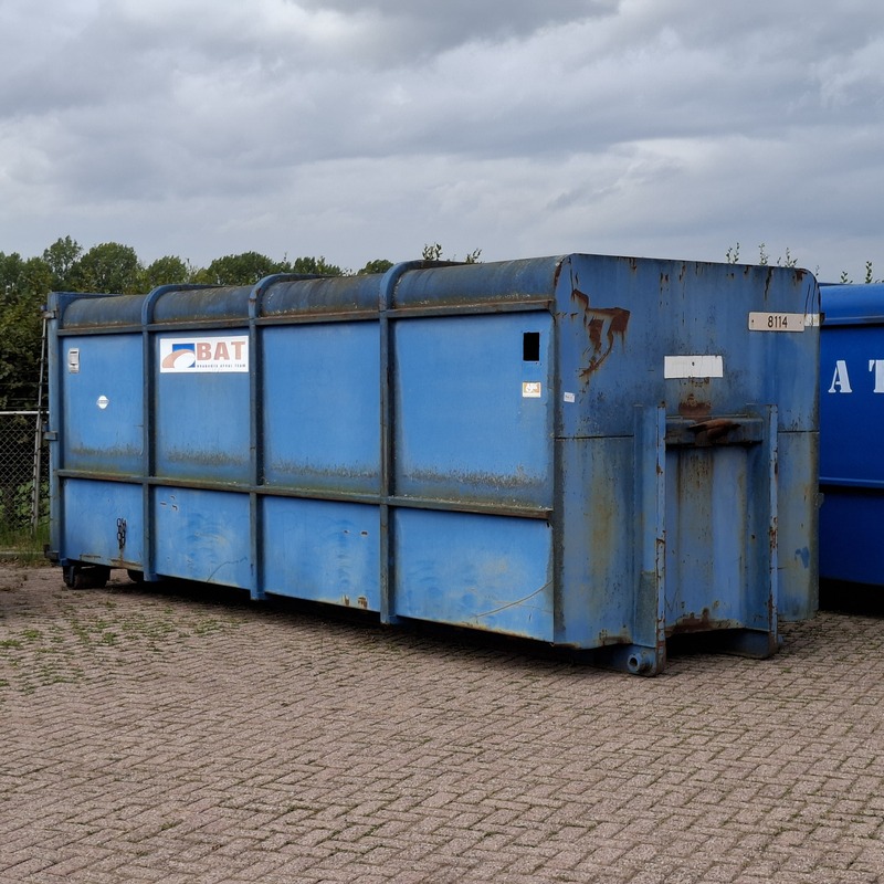 Gesloten haakarm afzetcontainer, AJK