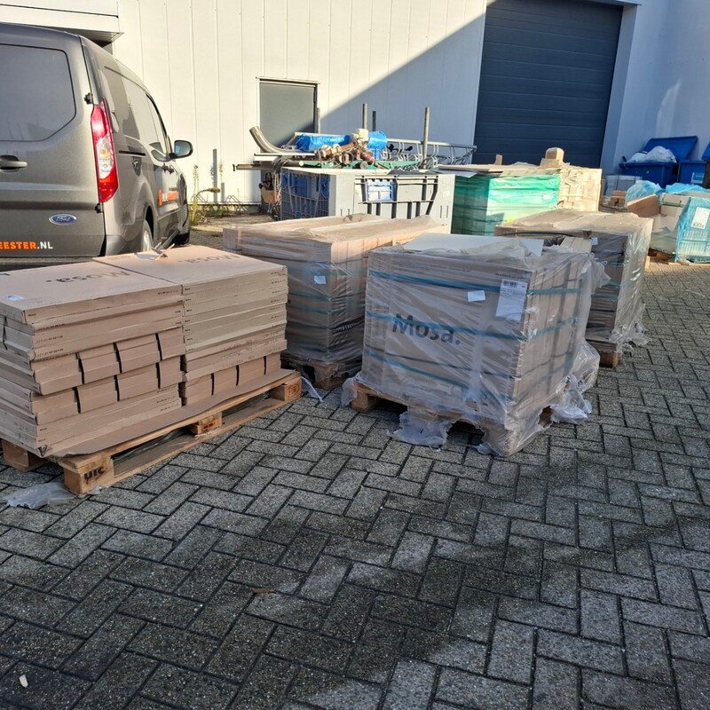 Ca. 323x Vloertegel Mosa, Carreaux de sol