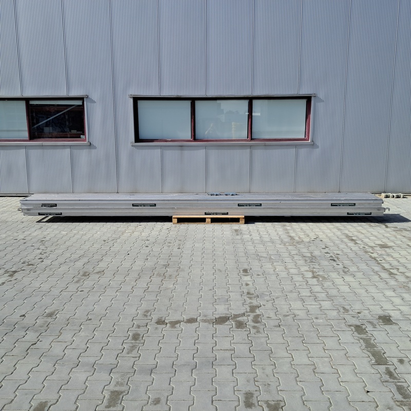 2x Aluminium loopbrug, 6 m1