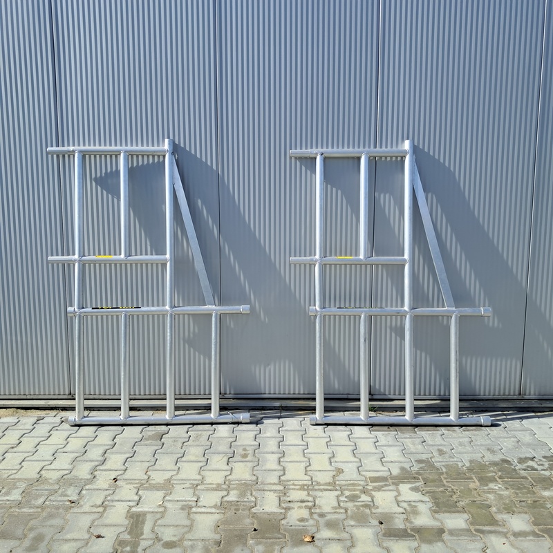 2x Aluminium vaste uitwijkconsole, Topway, Smalle steiger