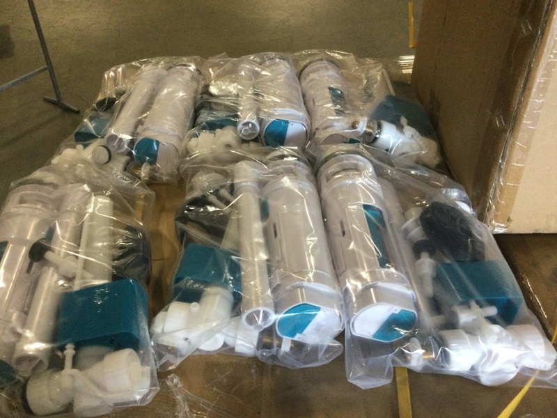 5x Dozen Installatie materiaal spoelbak voor toilet