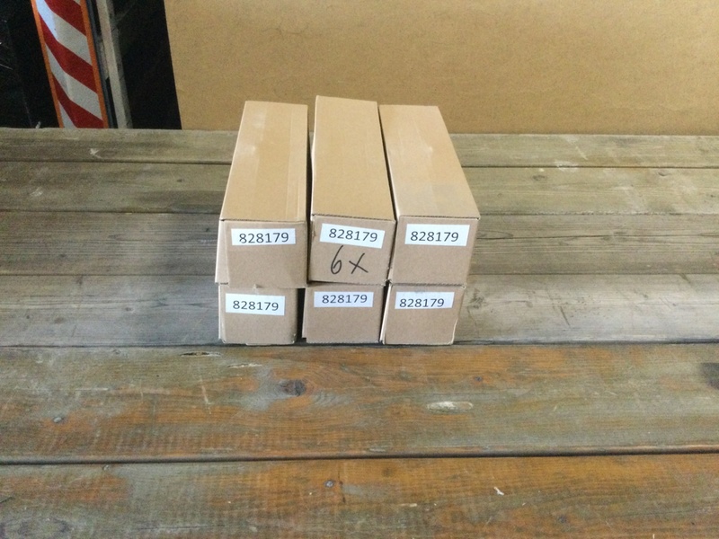 6x Thermostatische badkraan, 828179, gun metall