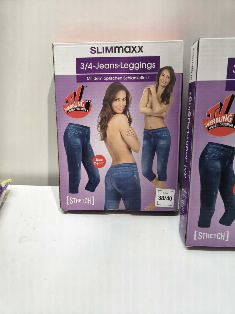 8x 3/4 Jeans leggings stretch, blauw – foto 4 – kavel bij Onlineveilingmeester, Zutphen