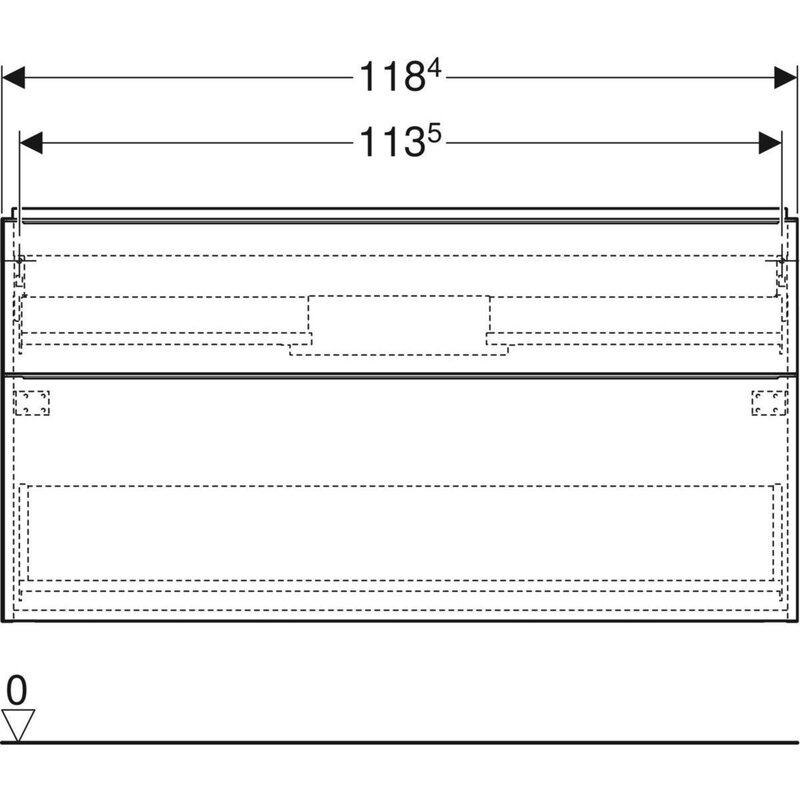 Geberit iCon wastafelonderkast 120 cm Geberit, eiken – foto 2 – kavel bij Onlineveilingmeester, Zutphen