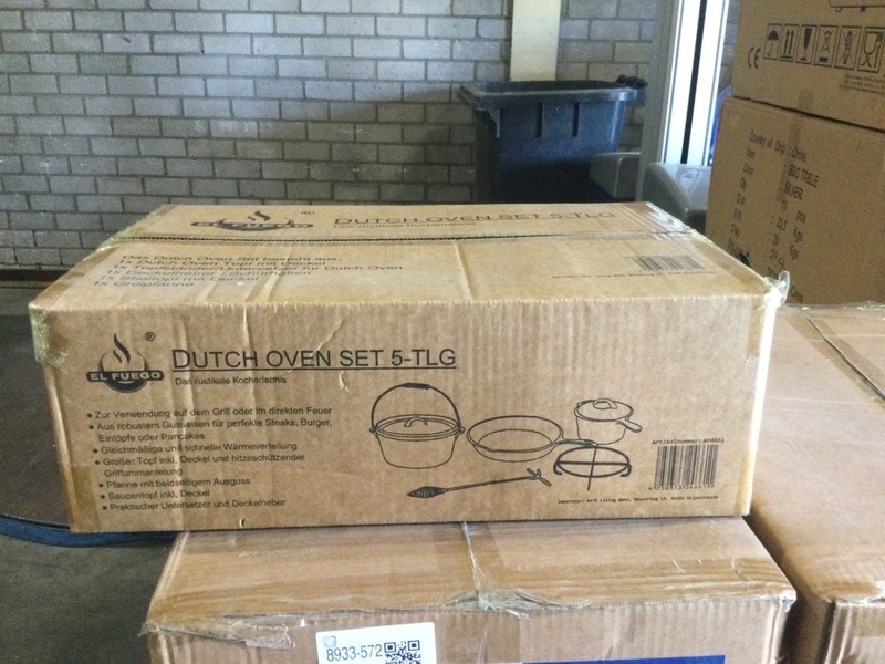5- Delige ovenset El Fuego, AY04661, zwart