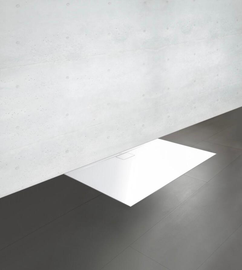 Douchevloer Villeroy & Boch, Newo, wit