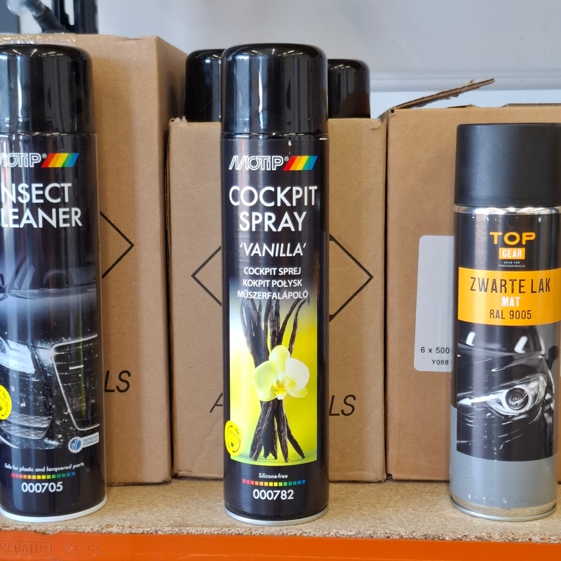 Ca. 30x Spuitbus, MOTIP, O.a. zwarte lak, bitumen en carburateur cleaner – foto 5 – kavel bij Onlineveilingmeester, Raalte