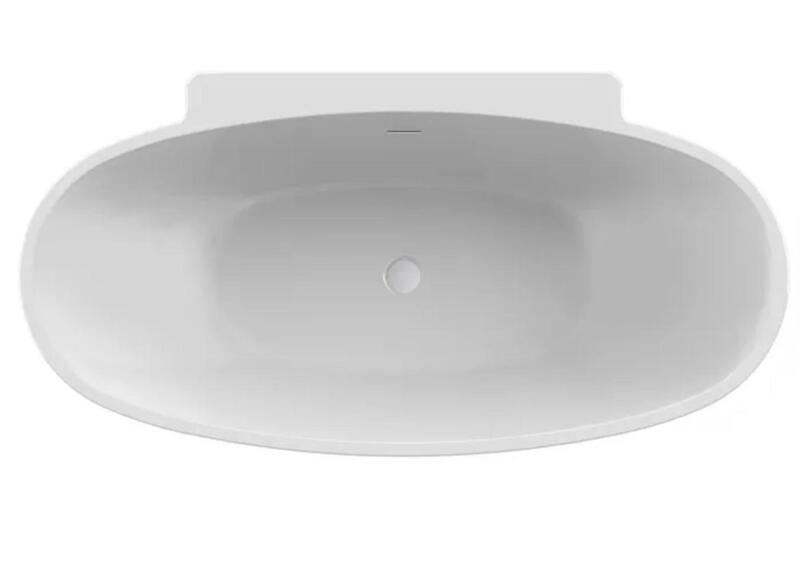 Vrijstaand ligbad, Agata/asara, 824134, wit