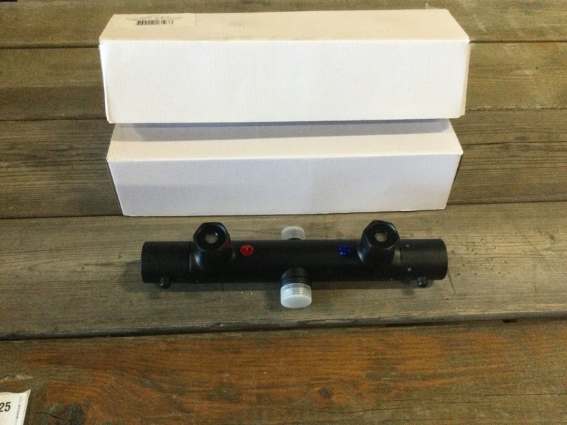3x Thermostatische badkranen, zwart