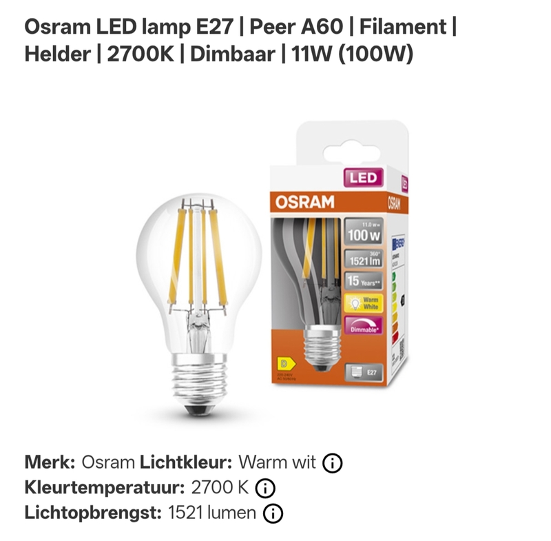 Ca. 12x Dimbare ledlampen Osram – foto 2 – kavel bij Onlineveilingmeester, Zutphen