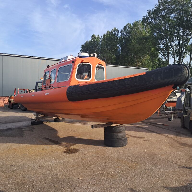 RHIB-boot, DELTA, 95 BFT DC001, 1998, met 2x YAMAHA V4 115 buitenboordmotor
