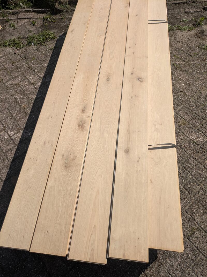 Parketvloer, Eiken | 28.15 m² – foto 2 – kavel bij Onlineveilingmeester, Raalte