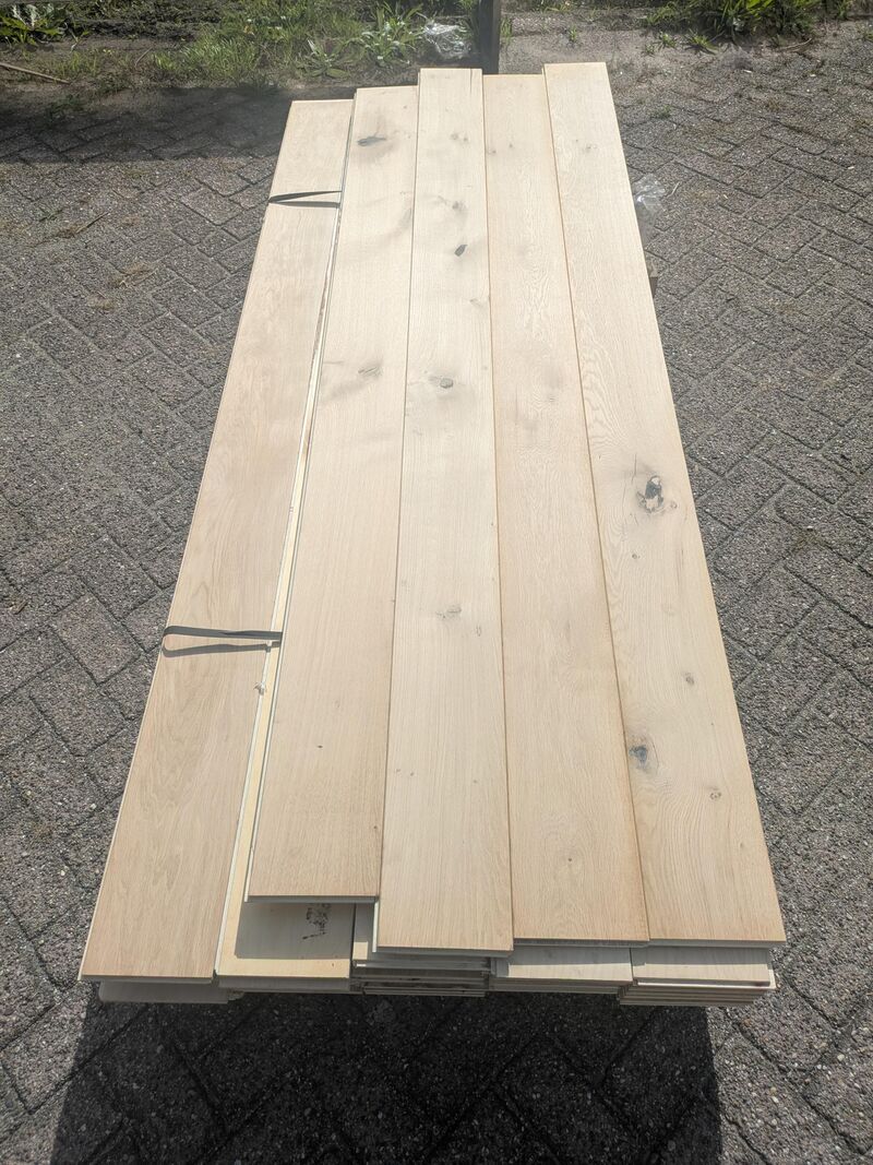 Parketvloer, Eiken | 20.8 m² – foto 2 – kavel bij Onlineveilingmeester, Raalte
