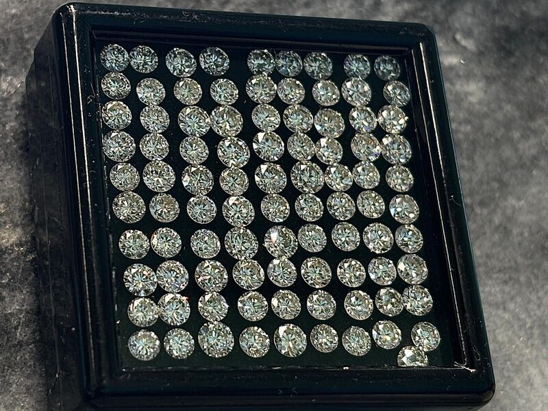Diamant - 10.12 carat natuurlijke diamant