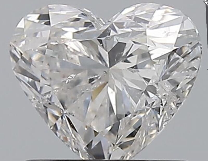 Diamant - 1.01 carat Hart geslepen diamant met een HRD certificaat (gecertificeerd)
