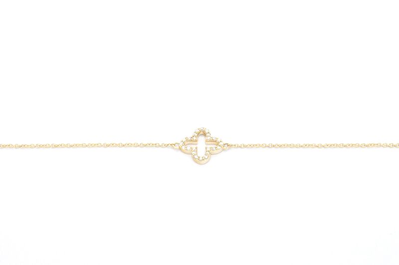 Gouden armband met diamant