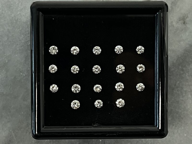 Diamant - 1.07 carat natuurlijk diamant