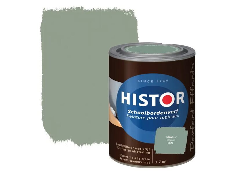 3x Schoolbordverf Histor, perfect effects, geordend, 1 liter