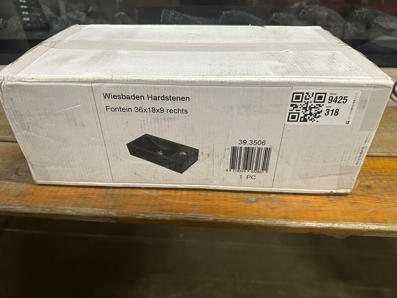 Hardstenen fontein WB, 393506, zwart – foto 2 – kavel bij Onlineveilingmeester, Zutphen