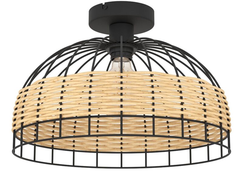 2x Anwick plafondlamp EGLO, zwart