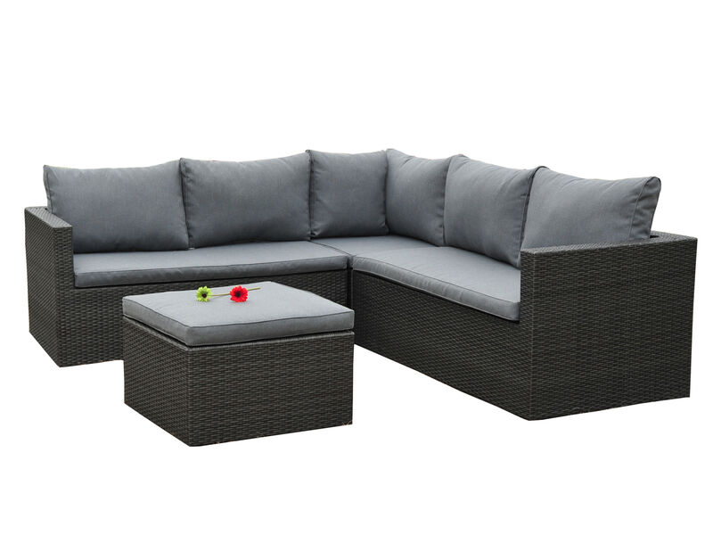 Loungeset Vonato, Marello, Antraciet