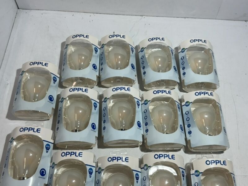Ca. 18x Ledlampen OPPLE, filament a60, warm wit – foto 3 – kavel bij Onlineveilingmeester
