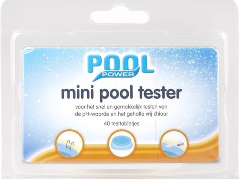 5x Zwembadreiniging mini tester Pool Power