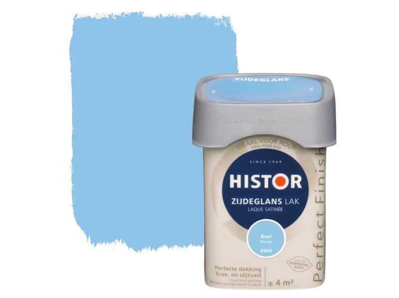 4x Lak zijdeglans Histor, perfect finish, boei, 250 ml – kavel bij Onlineveilingmeester