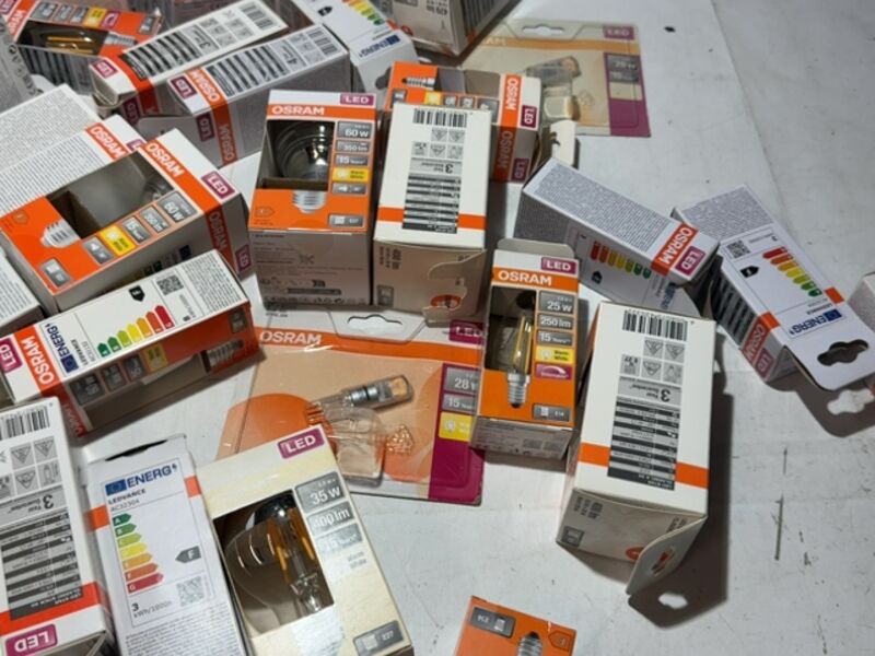 Partij osram lampen – foto 4 – kavel bij Onlineveilingmeester