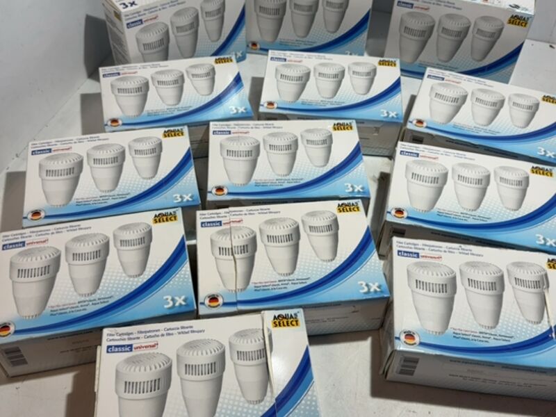 5x Waterfilter filterpatroon, Aqua Select, 205386, 3 stuks per doos – foto 3 – kavel bij Onlineveilingmeester
