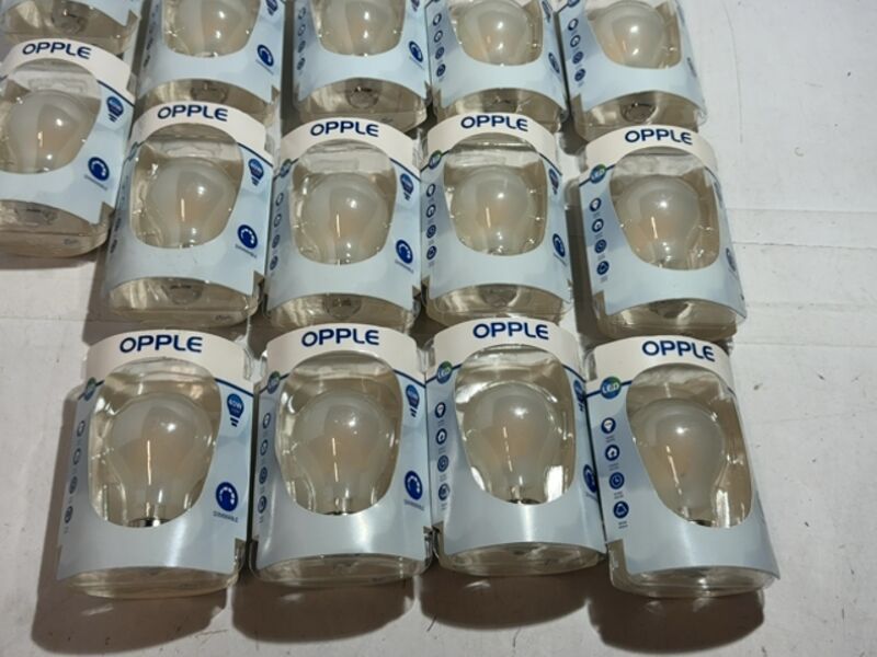Ca. 18x Ledlampen OPPLE, filament a60, warm wit – foto 4 – kavel bij Onlineveilingmeester