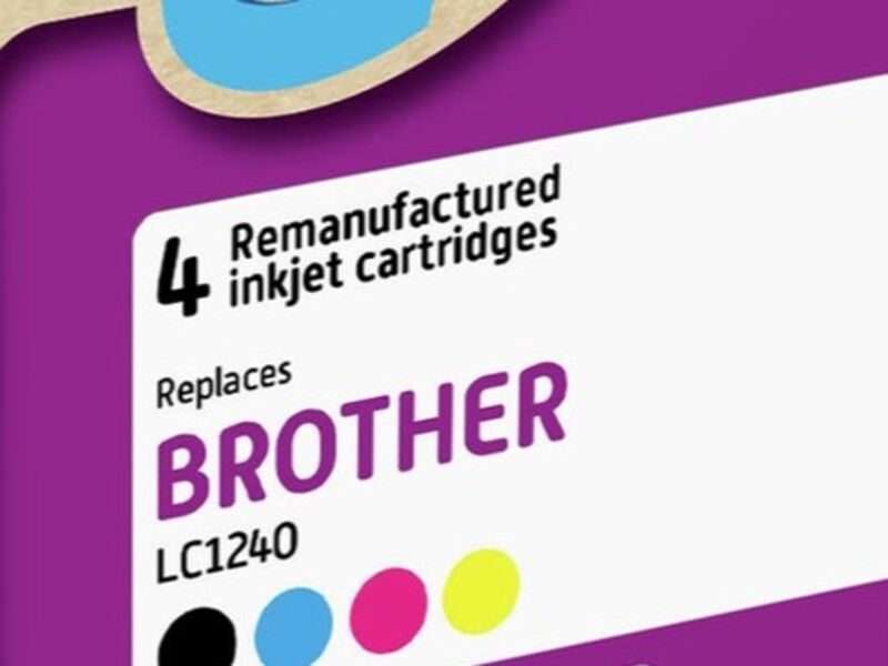 9x Cartridge compatibel met Brother LC-1240 RECYCLECLUB, zwart + kleur – foto 2 – kavel bij Onlineveilingmeester