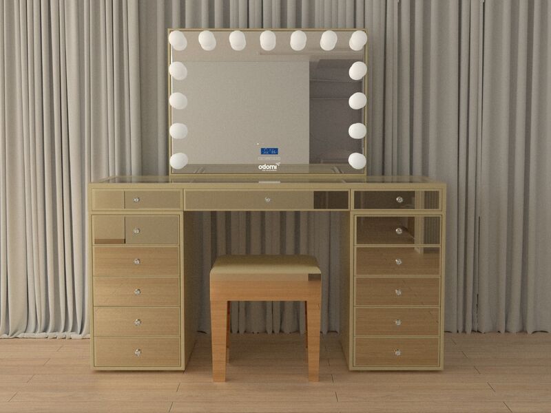 Kaptafel, Vonato, GoldenAura, Hoogglans goud