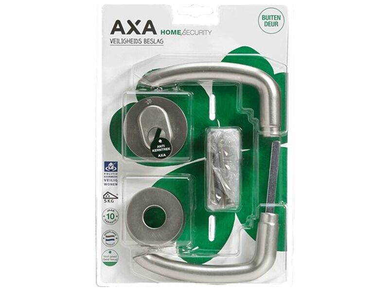 5x Axa Kruk+PC veiligheidsrozetten rond SKG3 - 62mm Axa, rvs-uitstraling