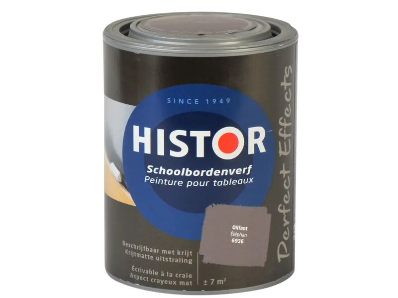 5x Schoolbordverf Histor, perfect effects, olifant, 1 liter – foto 2 – kavel bij Onlineveilingmeester