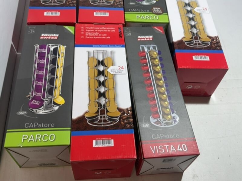 7x Capsulehouders en capsstores – foto 3 – kavel bij Onlineveilingmeester