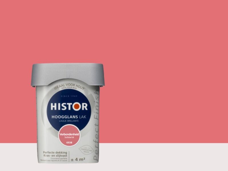 Ca. 20x Lak hoogglans Histor, perfect finish, verbondenheid, 250ml