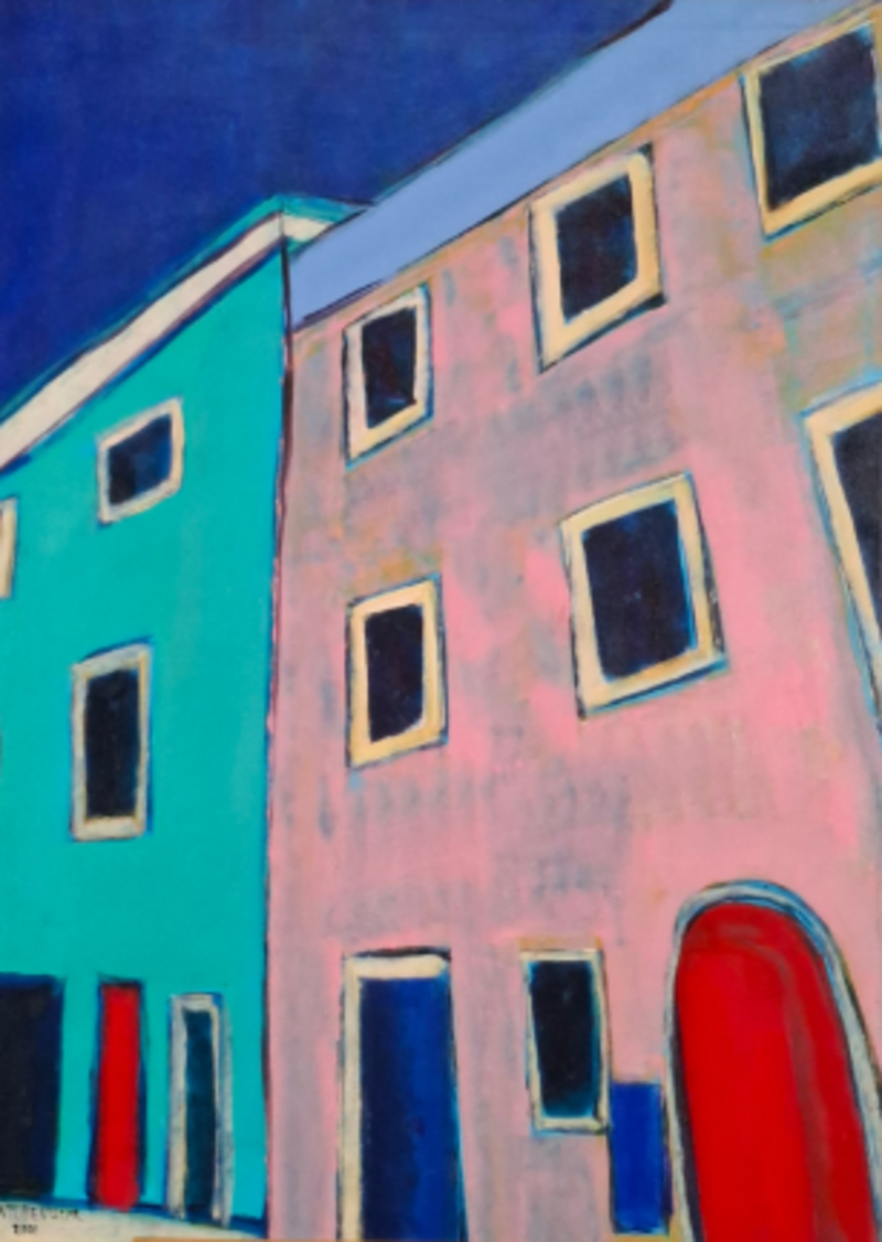 Acryl op doek, Maya Wildevuur, Isla di Giglio