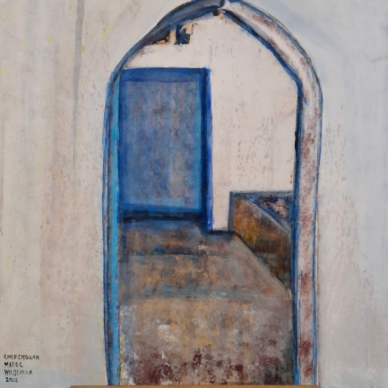 Acryl op doek, Maya Wildevuur, Marokko