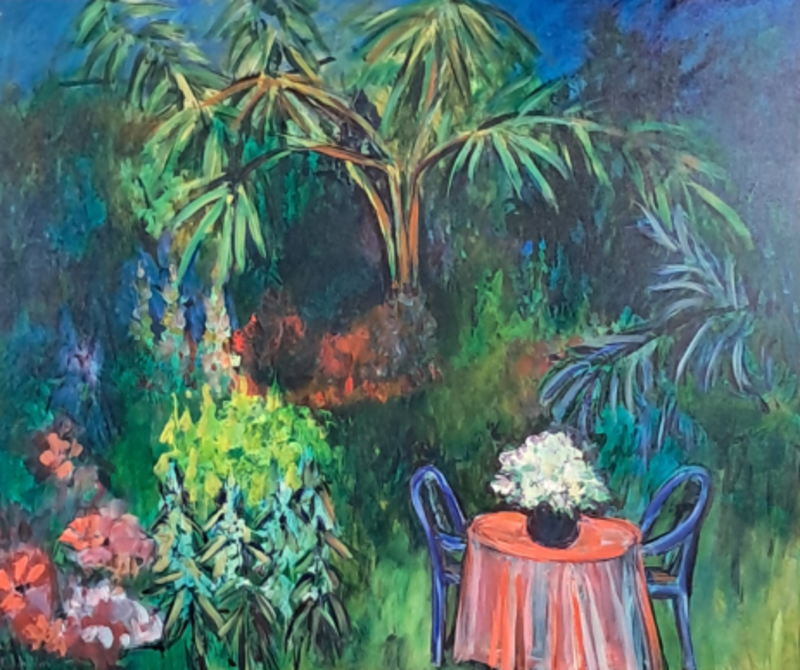 Acryl op doek, Maya Wildevuur, 2002
