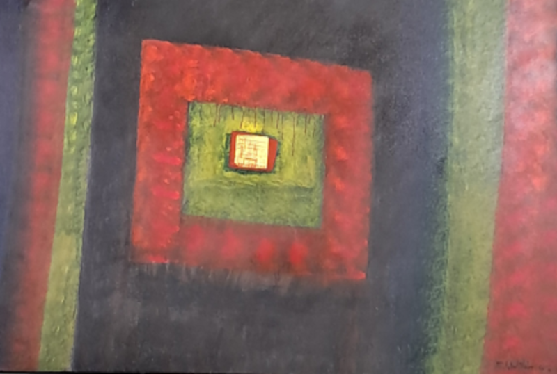 Acryl op doek, Maya Wildevuur, Abstract, 2008