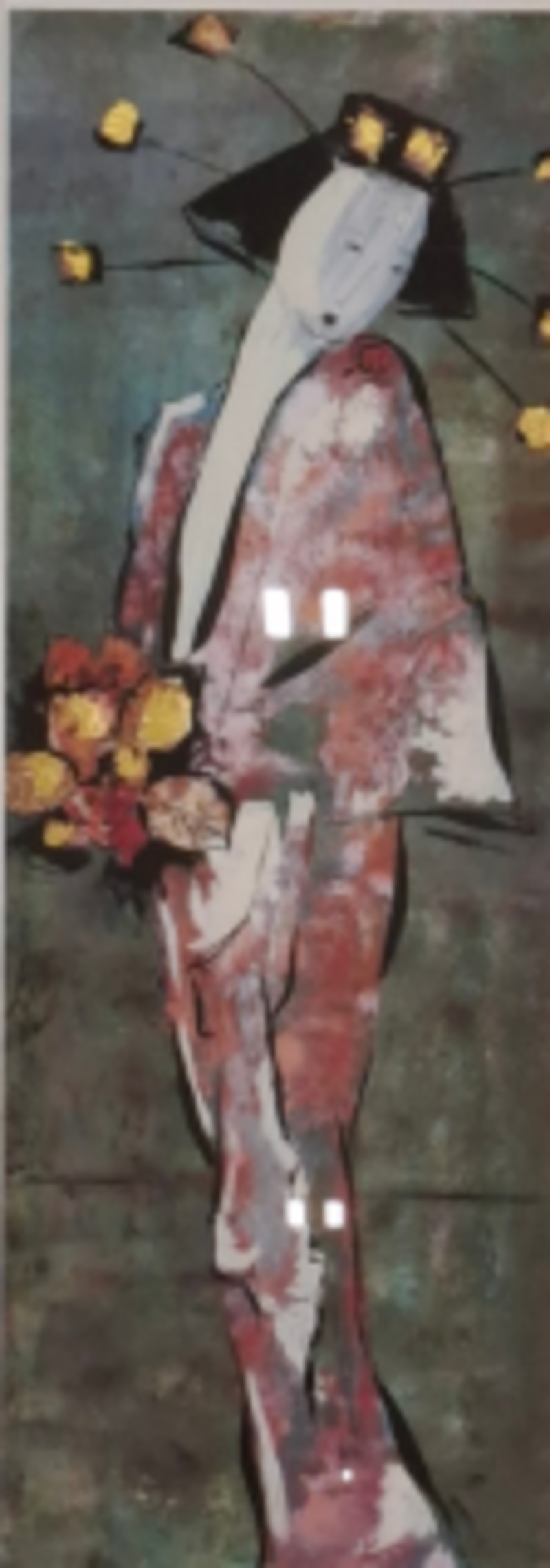 Zeefdruk, Maya Wildevuur, Geisha, 1997
