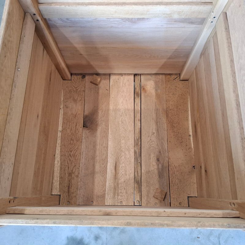 Bloembak, Massief eiken | 87x87x87 cm – foto 3 – kavel bij Onlineveilingmeester, Raalte