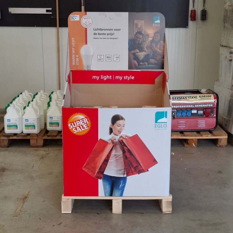 Ca. 250x Lichtbron, Eglo, E27 | 2700K | 806 Lumen, Warm wit – foto 3 – kavel bij Onlineveilingmeester, Raalte