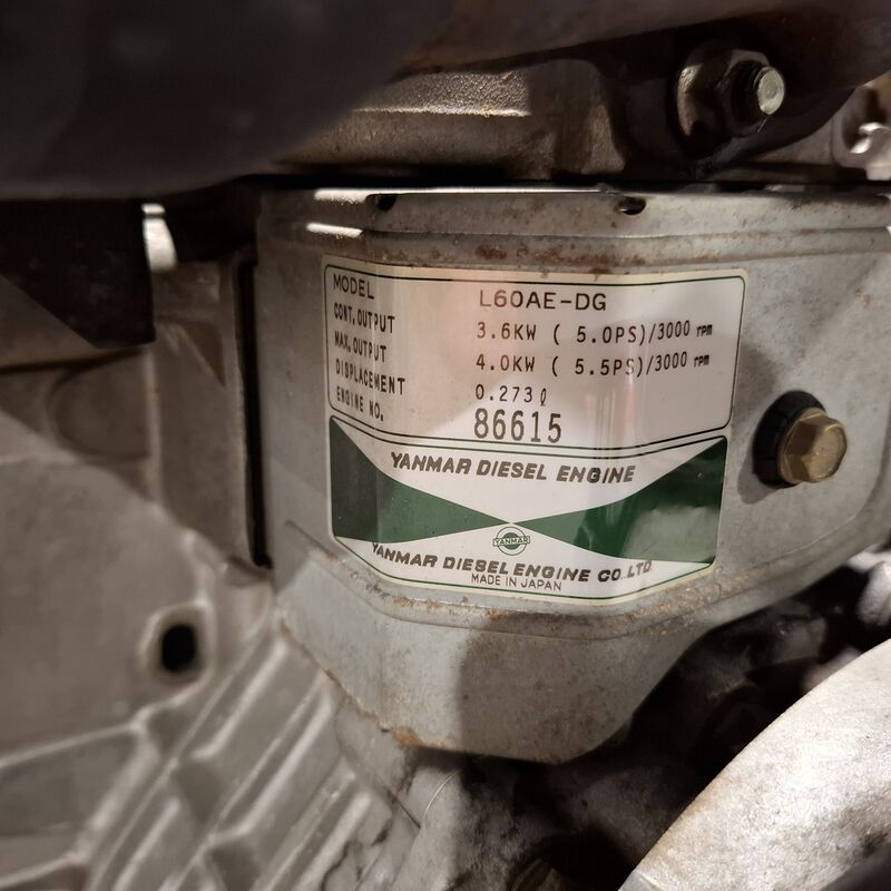 Aggregaat diesel, Yanmar, L60AE-DG – foto 8 – kavel bij Onlineveilingmeester, Heerenveen