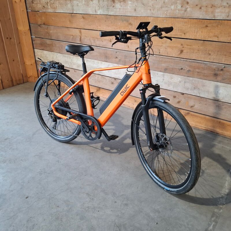 Elektrische herenfiets, Qwic, RD11 Performance, Oranje – foto 2 – kavel bij Onlineveilingmeester, Heerenveen