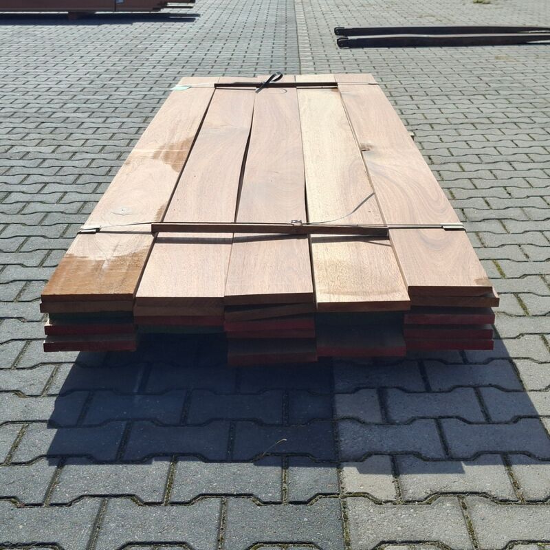 Ca. 35x Vlonder/gevel plank, Tropisch hardhout | 21x185 mm – foto 3 – kavel bij Onlineveilingmeester, Raalte