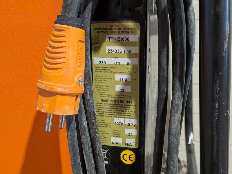 Bouwdroger 150L 230V, Trotec, TTK 800, 2016 – foto 4 – kavel bij Onlineveilingmeester, Heerenveen