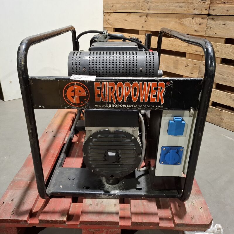 Aggregaat, Europower Generators, EP10000E, 2007 – foto 2 – kavel bij Onlineveilingmeester, Heerenveen